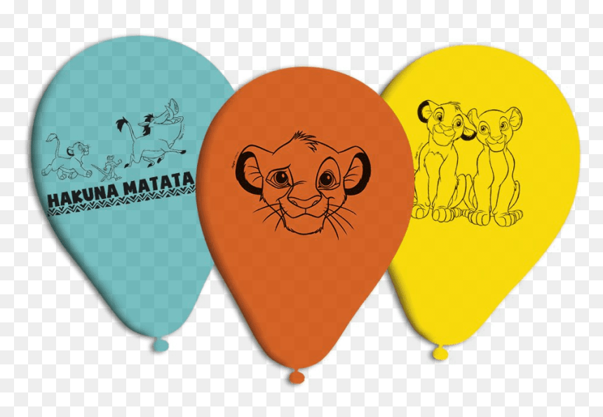 Balões De Aniversário Bexigas Do Rei Leão Pacote Com - Lion King, HD Png Download - baloes png