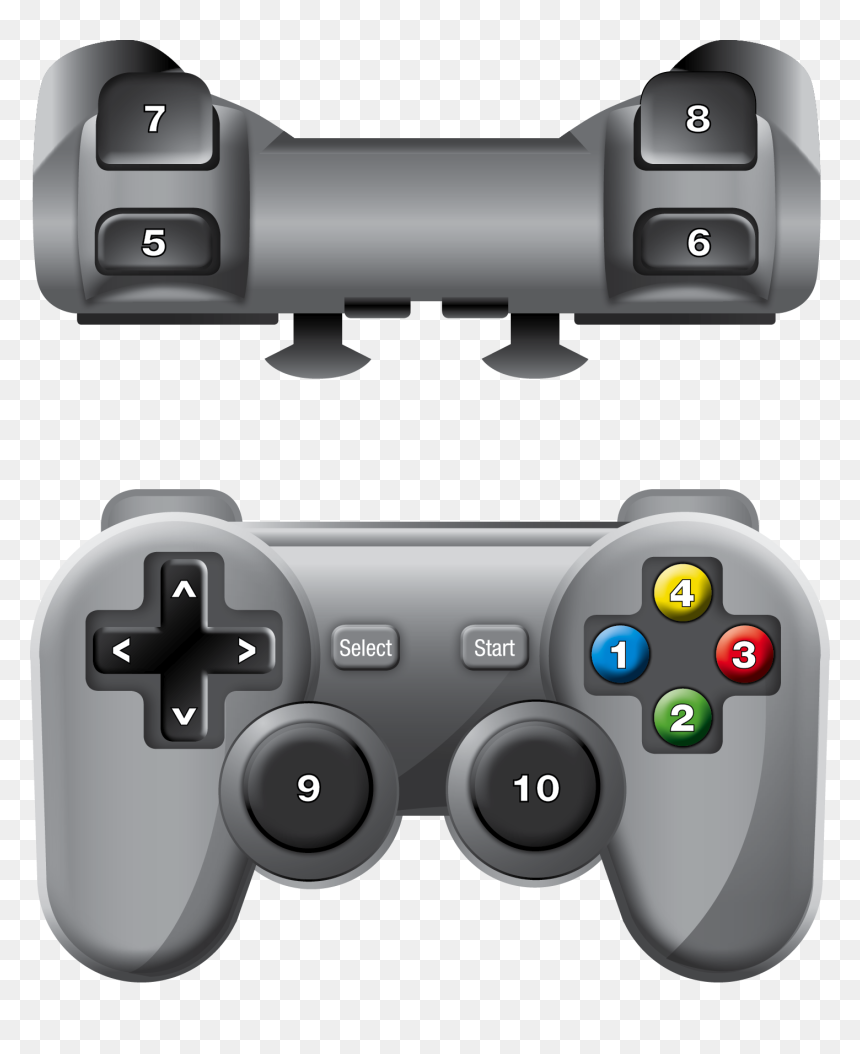 Gamepad Control Diagram - F1 2017 Gamepad Diagram, HD Png Download - gamepad png