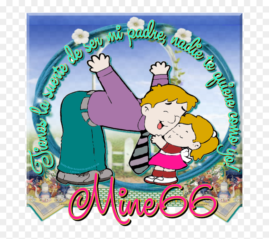 Feliz Dia Del Padre Linda Imagen - Cartoon, HD Png Download - dia del padre png