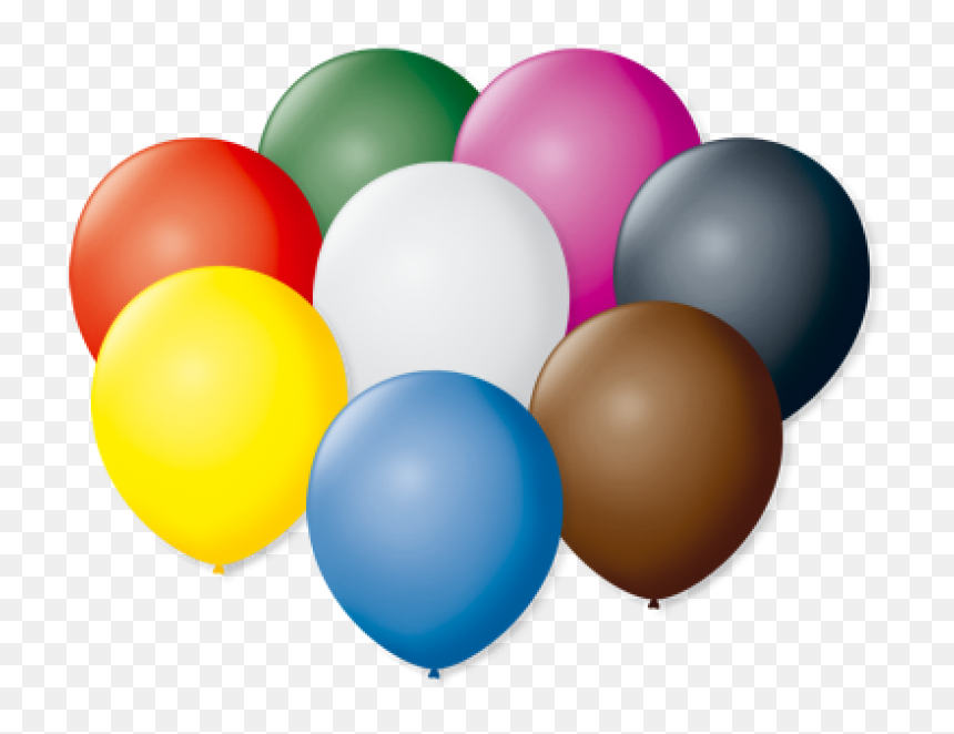 Balão São Roque Liso Numero 7 Pct C/50 - Balões São Roque 7 Liso, HD Png Download - baloes png