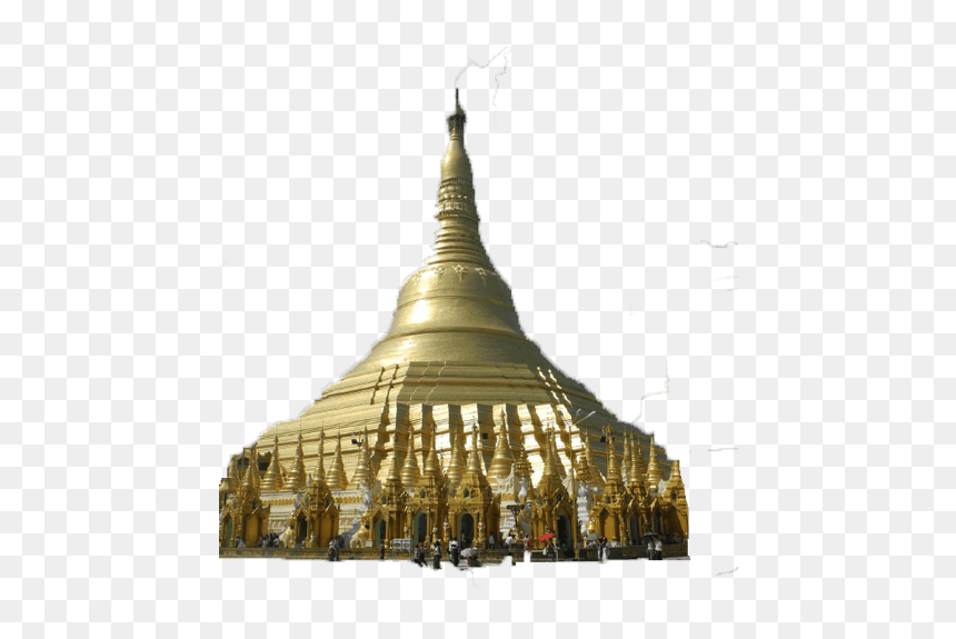 Shwedagon Pagoda, HD Png Download - pagoda png