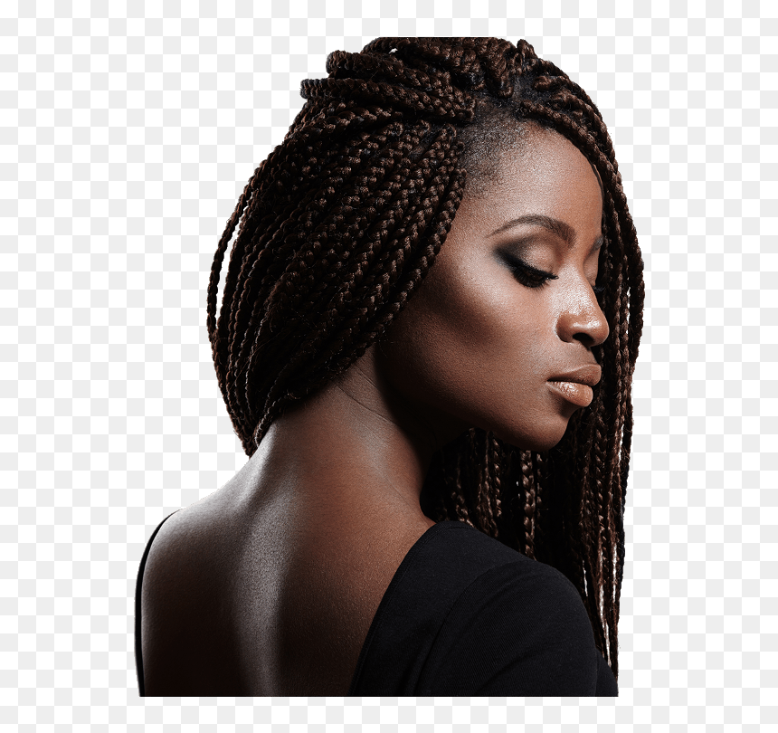 Black Woman With Dreadlock, HD Png Download - braids png