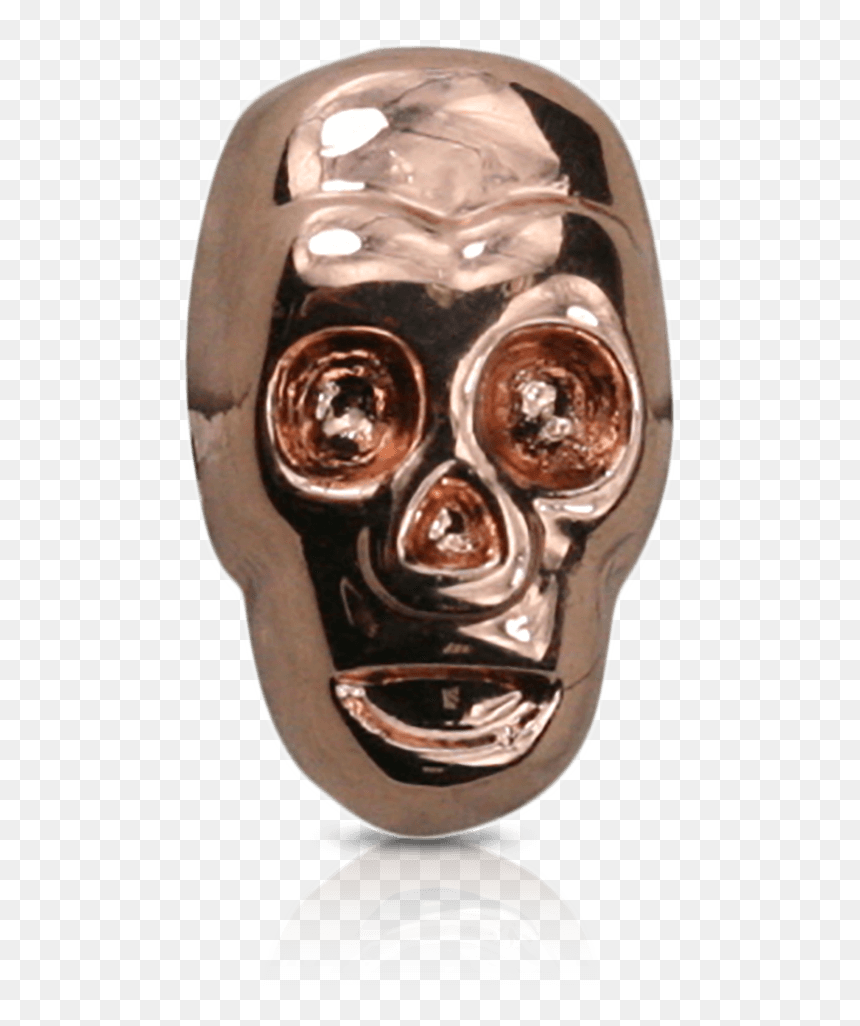 Skull, HD Png Download - gold skull png