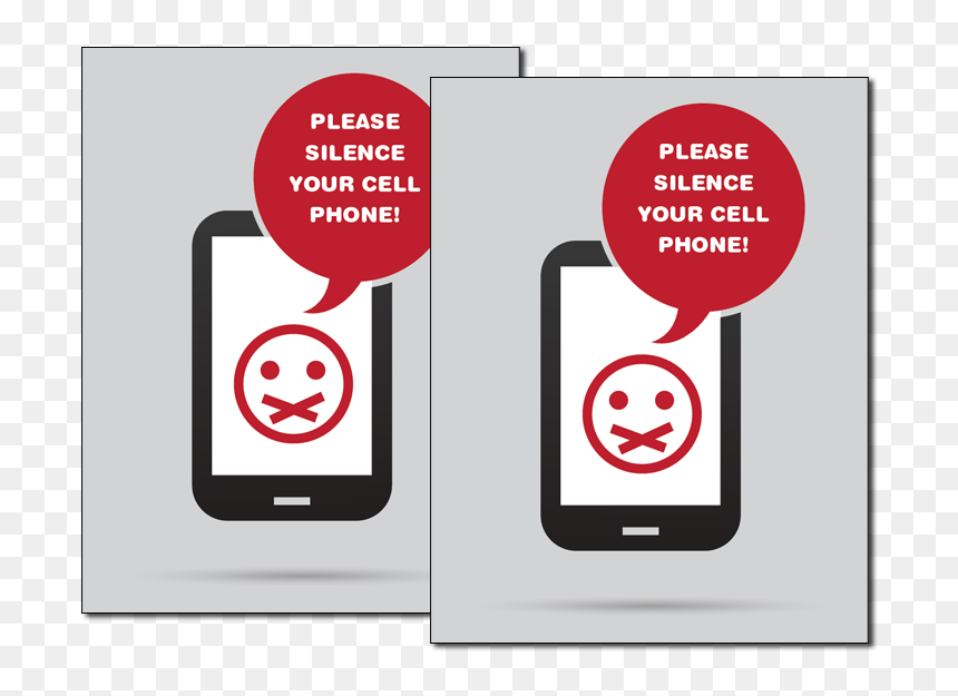 Sign, HD Png Download - no cell phone png