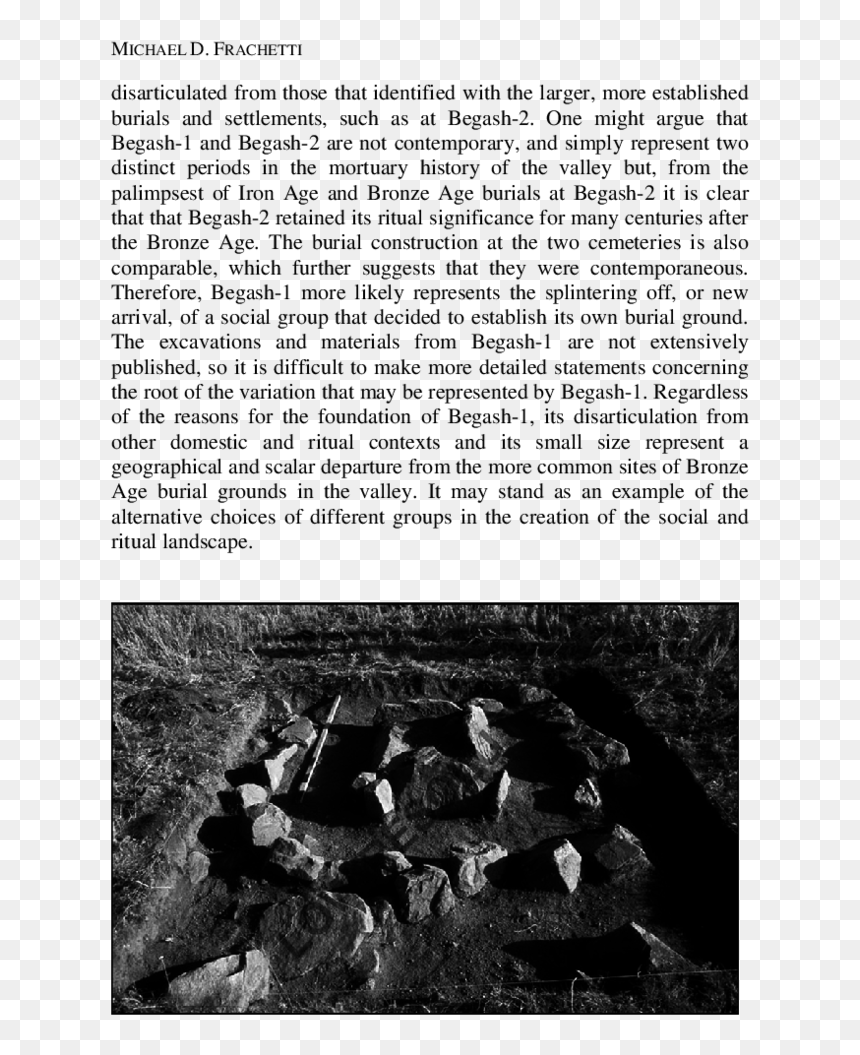 Excavated Bronze Age Stone Cist Burial At Begash-2 - Sinn Des Lebens, HD Png Download - gash png
