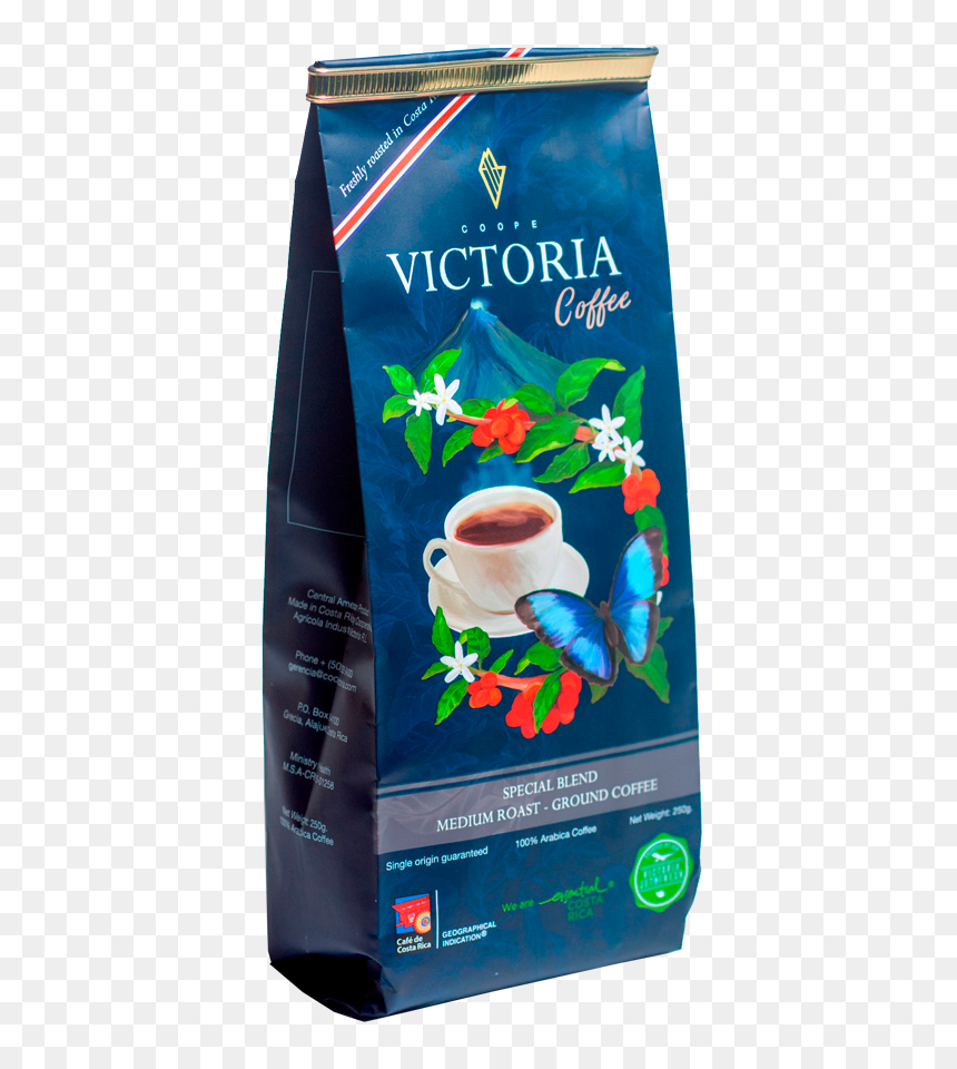 Cafe Coopevictoria, HD Png Download - granos de cafe png