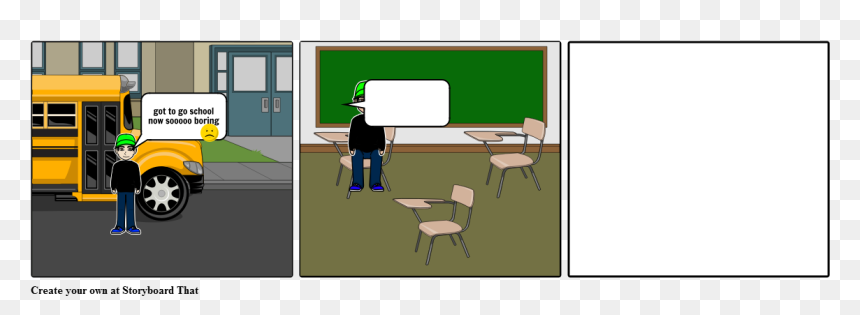Storyboard That About 3 Slides, HD Png Download - boring png