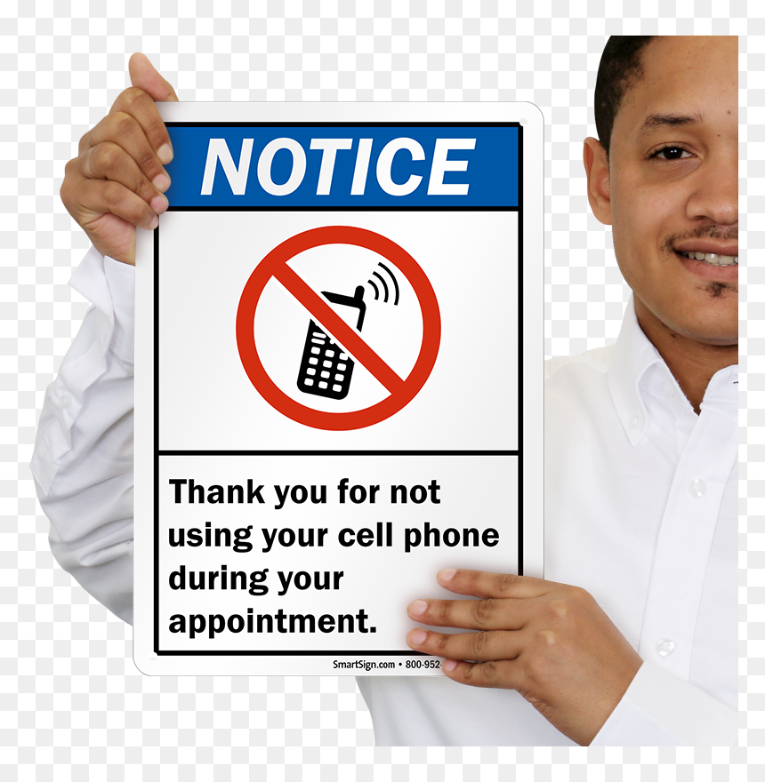 Outside Food Not Allowed, HD Png Download - no cell phone png