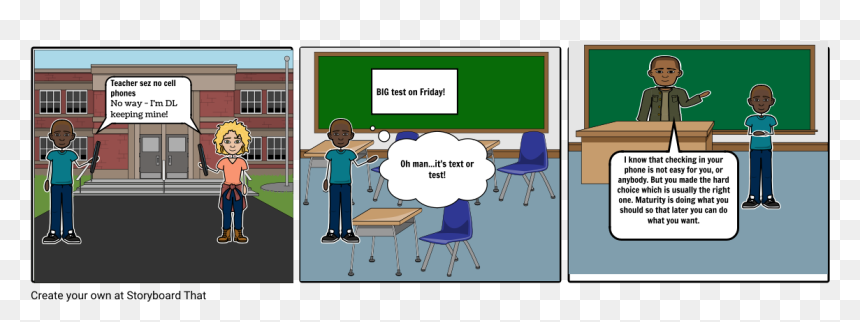 Cartoon, HD Png Download - no cell phone png