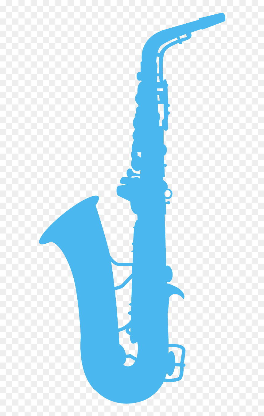 Illustration, HD Png Download - saxophone silhouette png