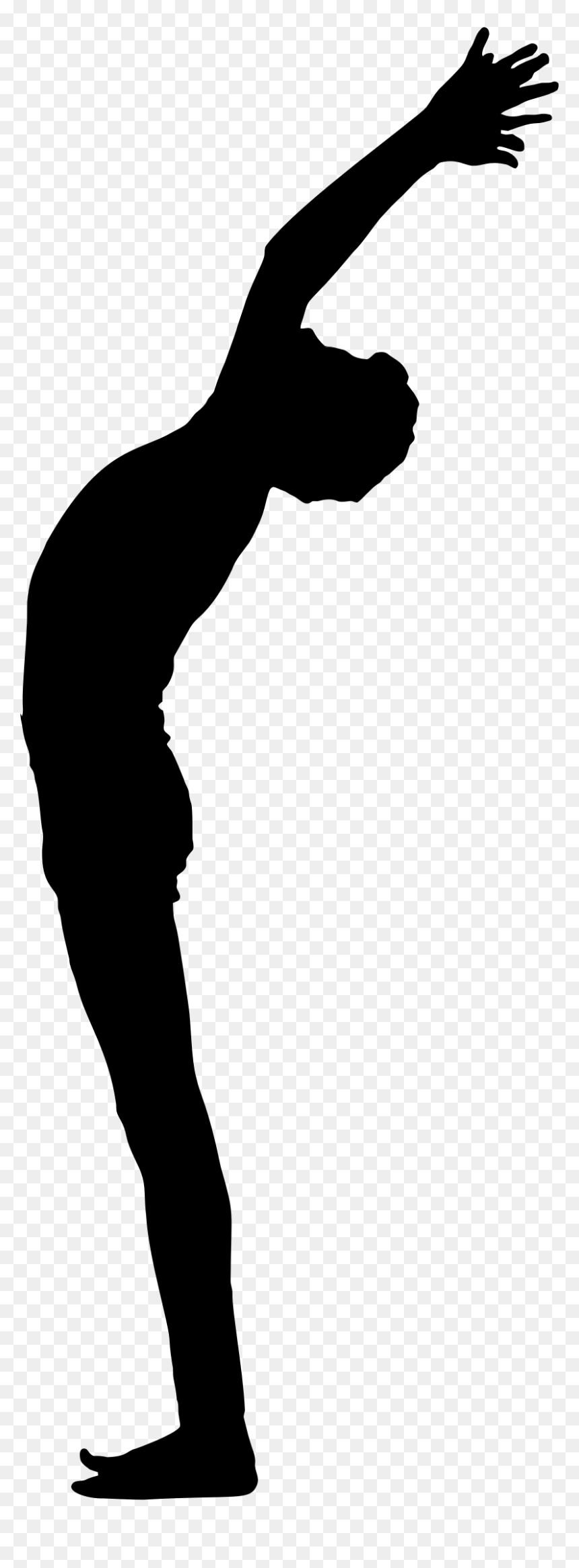 Male Yoga Clip Art, HD Png Download - saxophone silhouette png