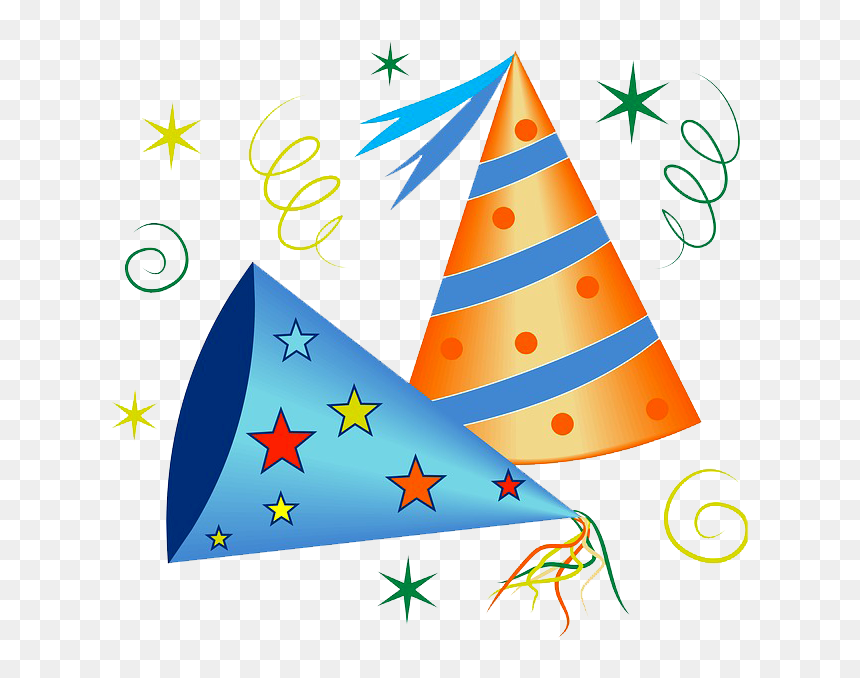 Transparent Aniversario Png - Cartoon Party Hats, Png Download - aniversario png
