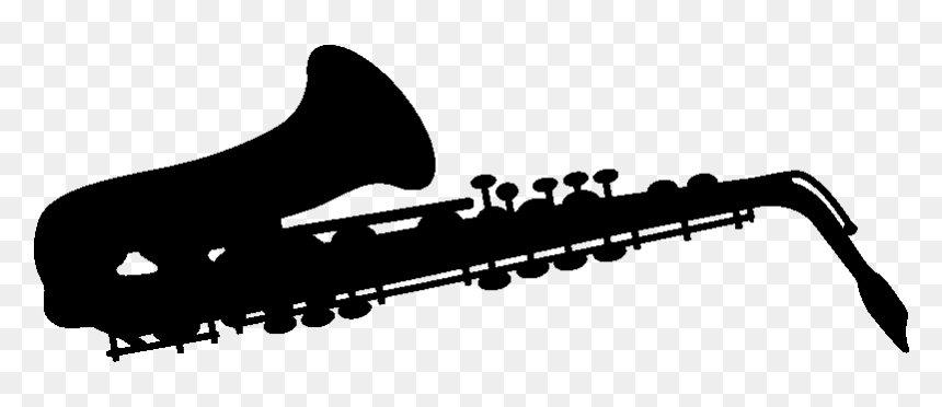Silhouette, HD Png Download - saxophone silhouette png