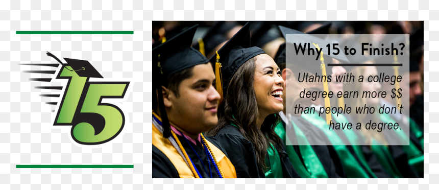 Row Of Happy College Graduates In Cap And Gown Sitting - Graduation, HD Png Download - graduates png