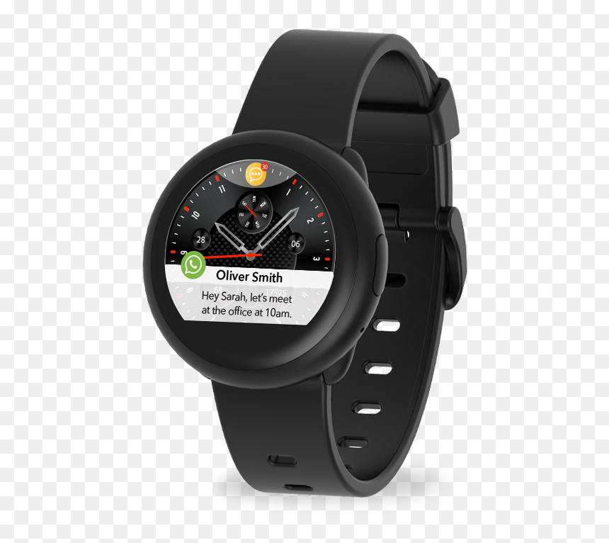 Stylish Smartwatch For Your Active Lifestyle - Zeround 3 Lite Navy Mykronoz, HD Png Download - smartwatch png