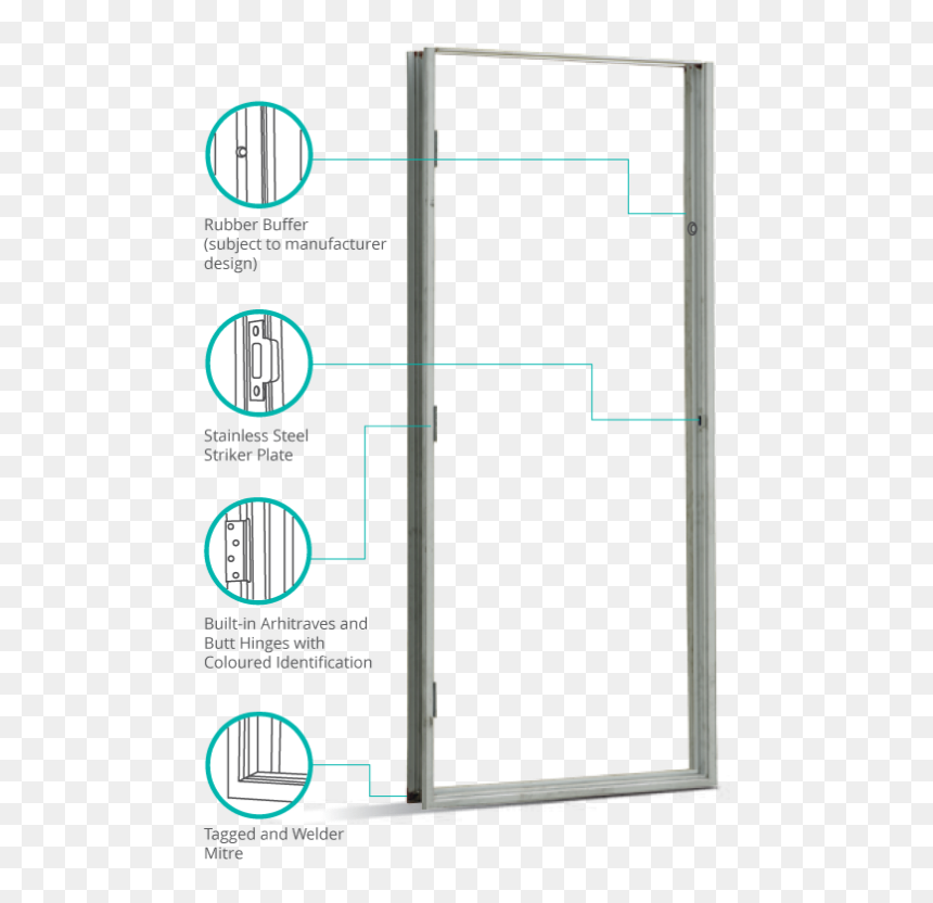 Metal Door Frame Malaysia, HD Png Download - door frame png