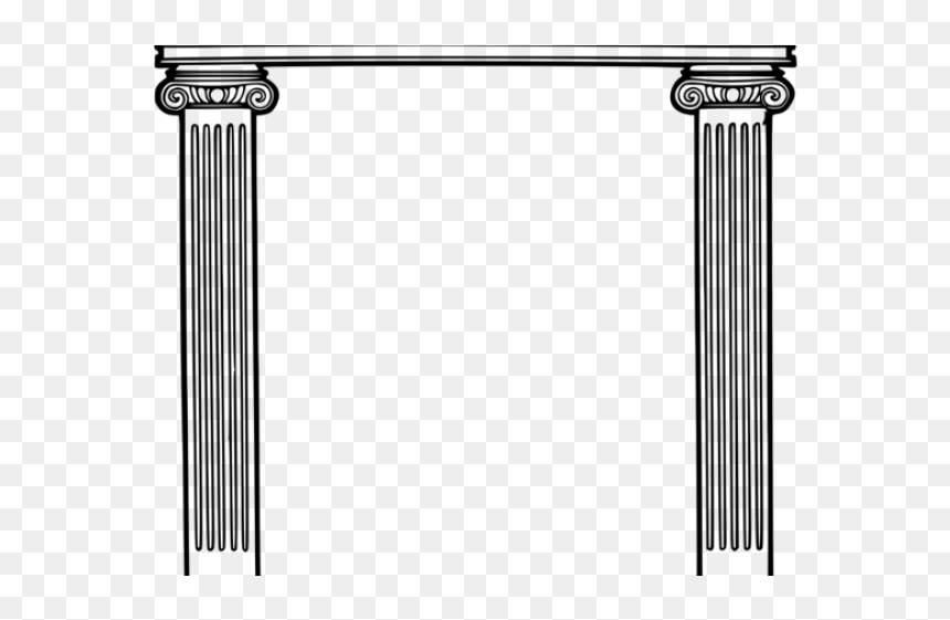 Clip Art, HD Png Download - roman columns png