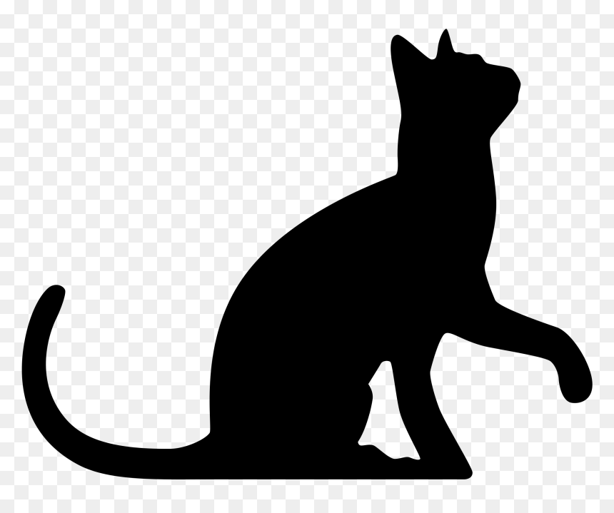 Thumb Image - Cat Silhouette Png, Transparent Png - gatos png