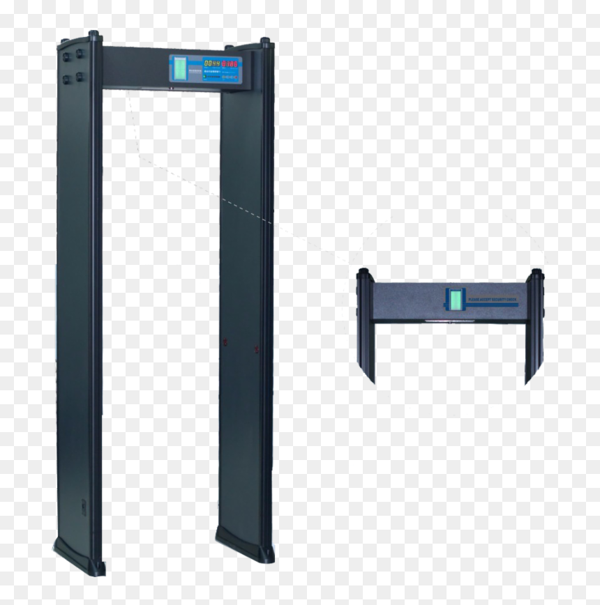 Door Frame Metal Detector Top View, HD Png Download - door frame png
