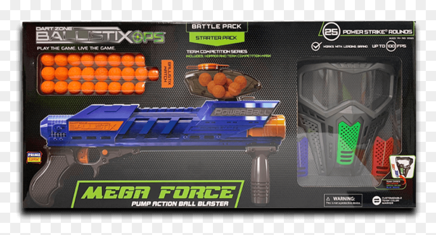 Dart Zone Ballistixops - Adventure Force Liberator Shotgun, HD Png Download - balas png