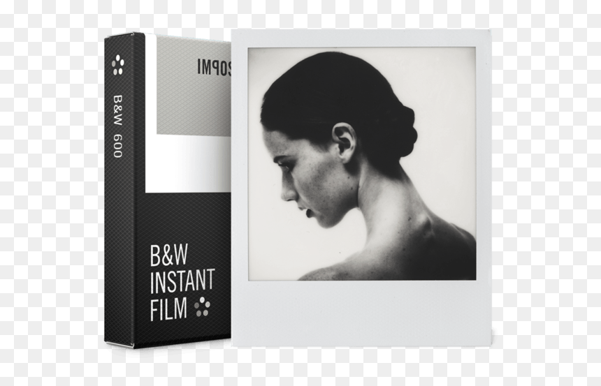 Polaroid 600 B&w Film, HD Png Download - hanging polaroid frame png