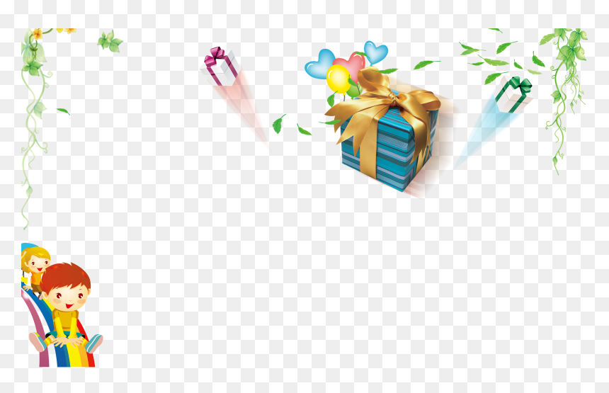 Clip Cartoon Child Tree Gift - Картинки Подарки На День Рождения, HD Png Download - smartwatch png