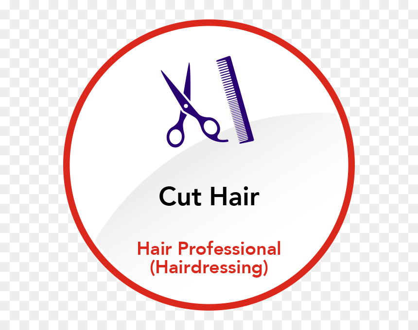 Cut Hair Using A Variety Of Techniques To Create A, HD Png Download - cut line png