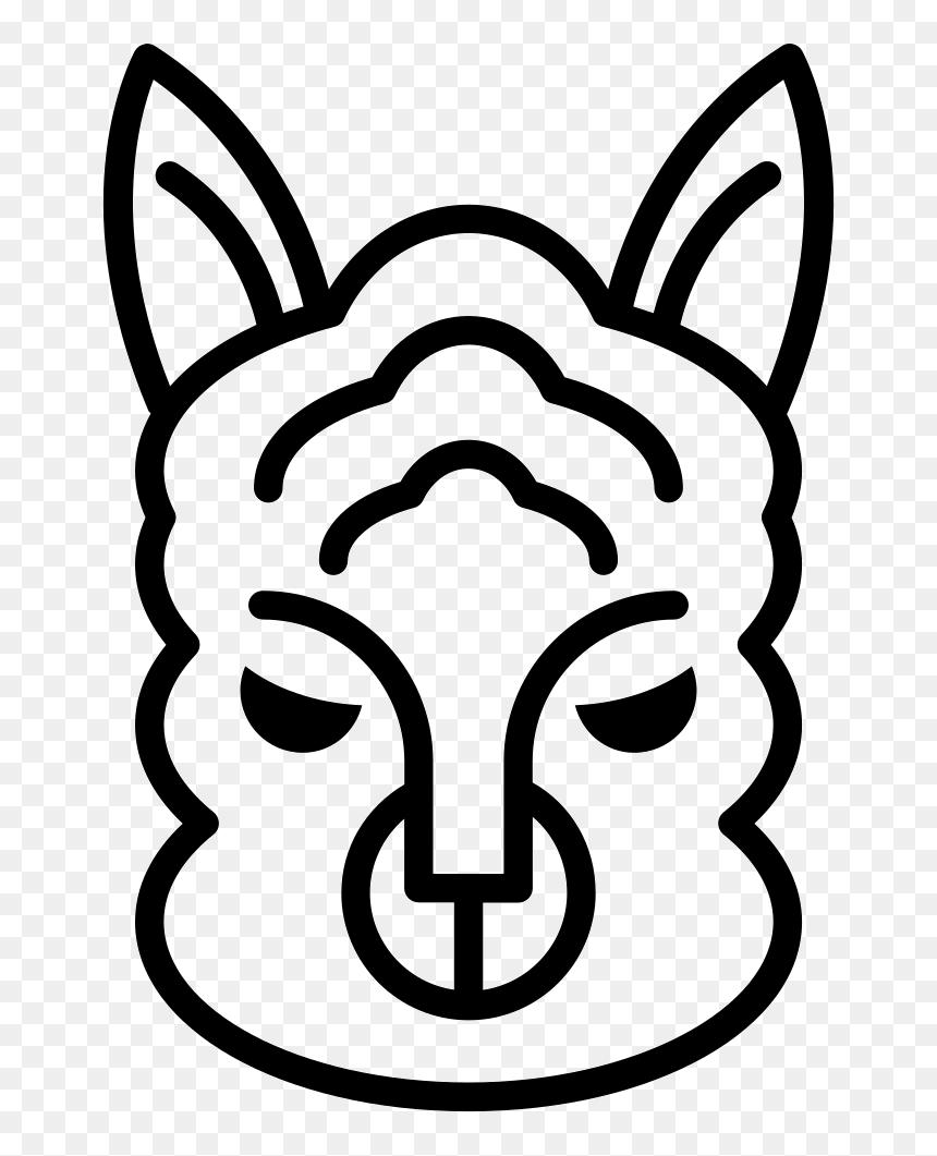 Sheep Face Outline - Portable Network Graphics, HD Png Download - face outline png