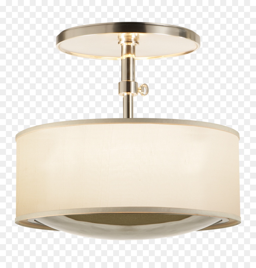 Reflection Semi-flush Hanging Shade In Soft Silv - Ceiling, HD Png Download - light reflection png