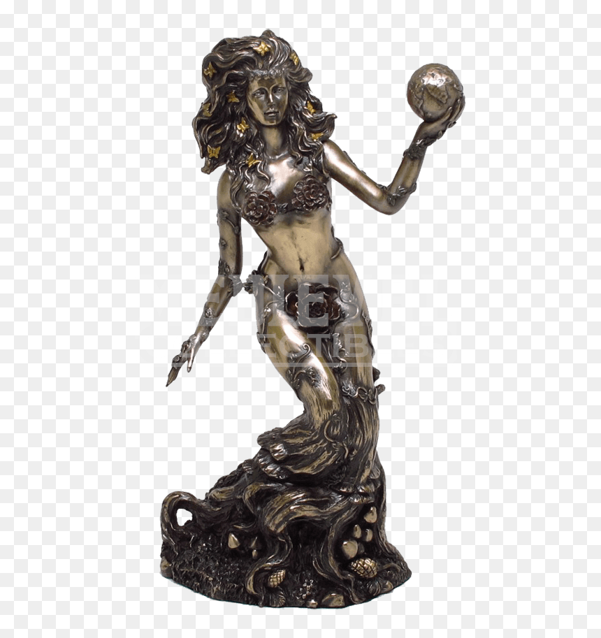 Clip Art Gaia Goddess Of Earth - Gaea Goddess Statue, HD Png Download - greek statues png
