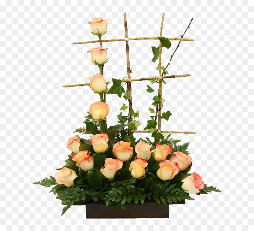 Arreglos Florales De Amor, HD Png Download - ramo de rosas png
