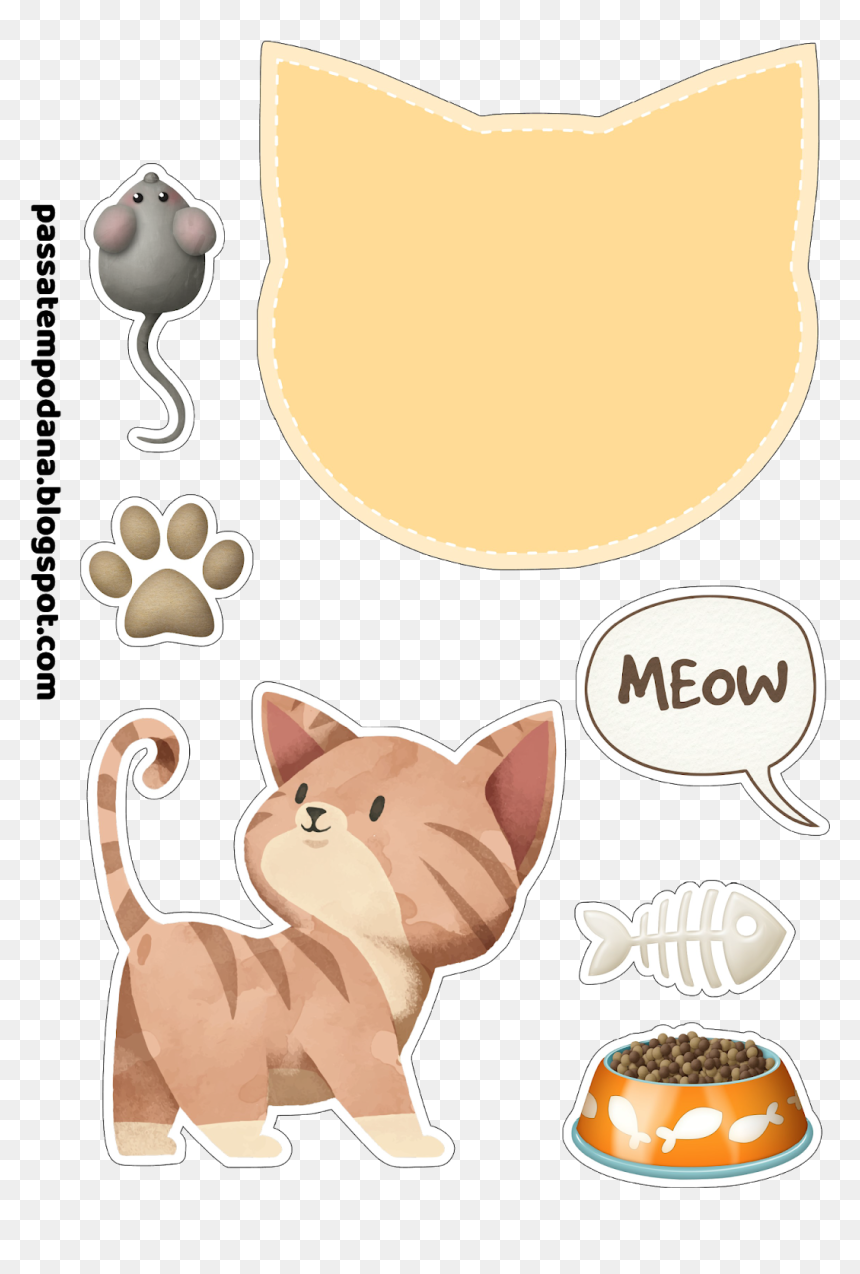 Pin By Ingrid B - Cute Kitty Illustration, HD Png Download - gatos png