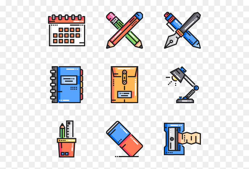 Office Stationery, HD Png Download - square vector png