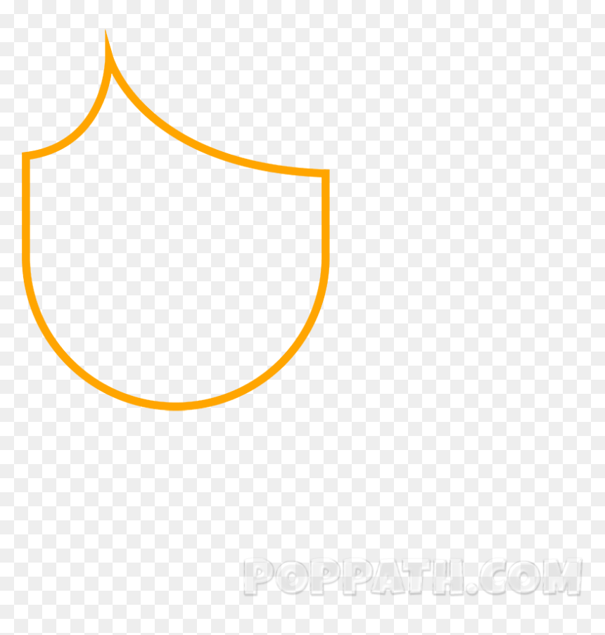 Start By Drawing The Face Outline As Shown , Png Download, Transparent Png - face outline png