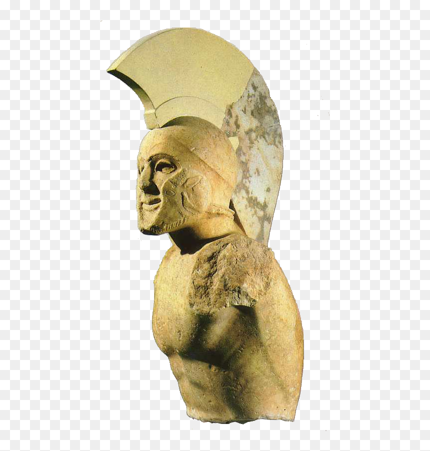 Transparent Greek Statues Png - Statue Of A Helmed, Png Download - greek statues png