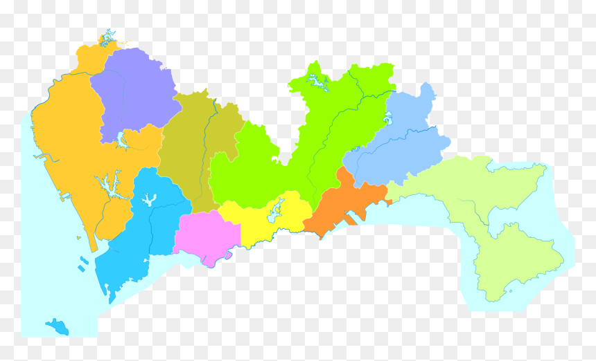 Administrative Division Shenzhen 2 - Shenzhen, HD Png Download - blue design png