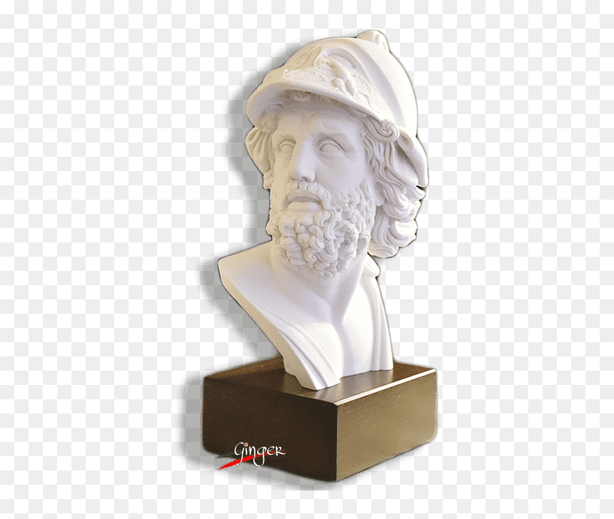 Menelao E Patroclo, Statue Made In Italy - Bust, HD Png Download - greek statues png