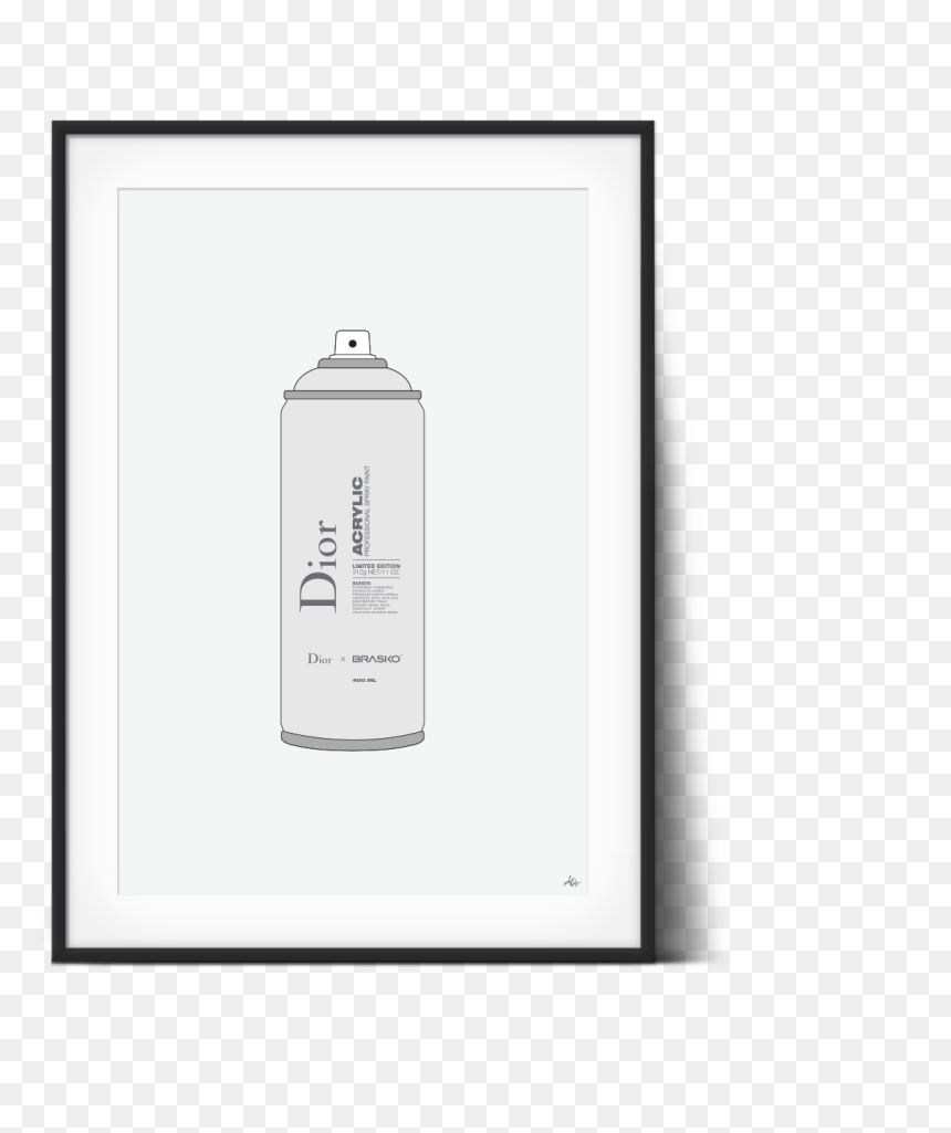 Dior Spray Paint Print, HD Png Download - spray paint line png
