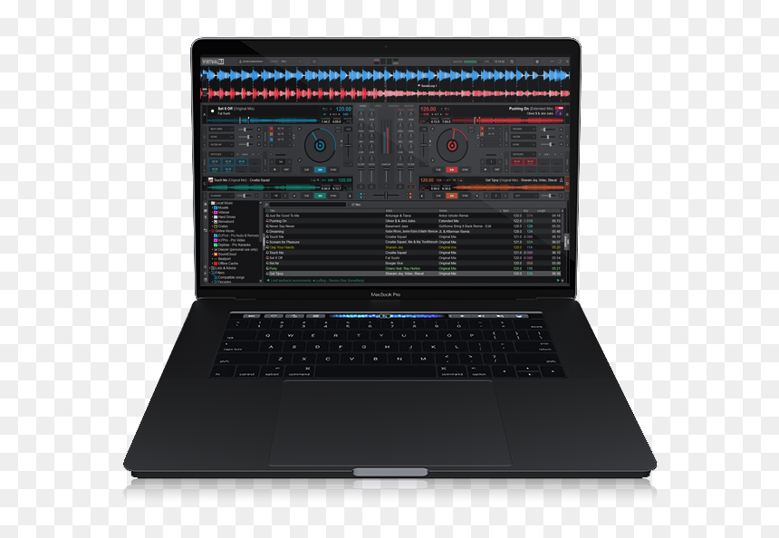 Laptop Virtual Dj App, HD Png Download - dj.png
