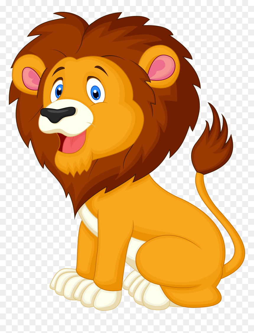 Transparent Scorpion Clipart - Lion Cartoon Images Png, Png Download - cartoon lion png