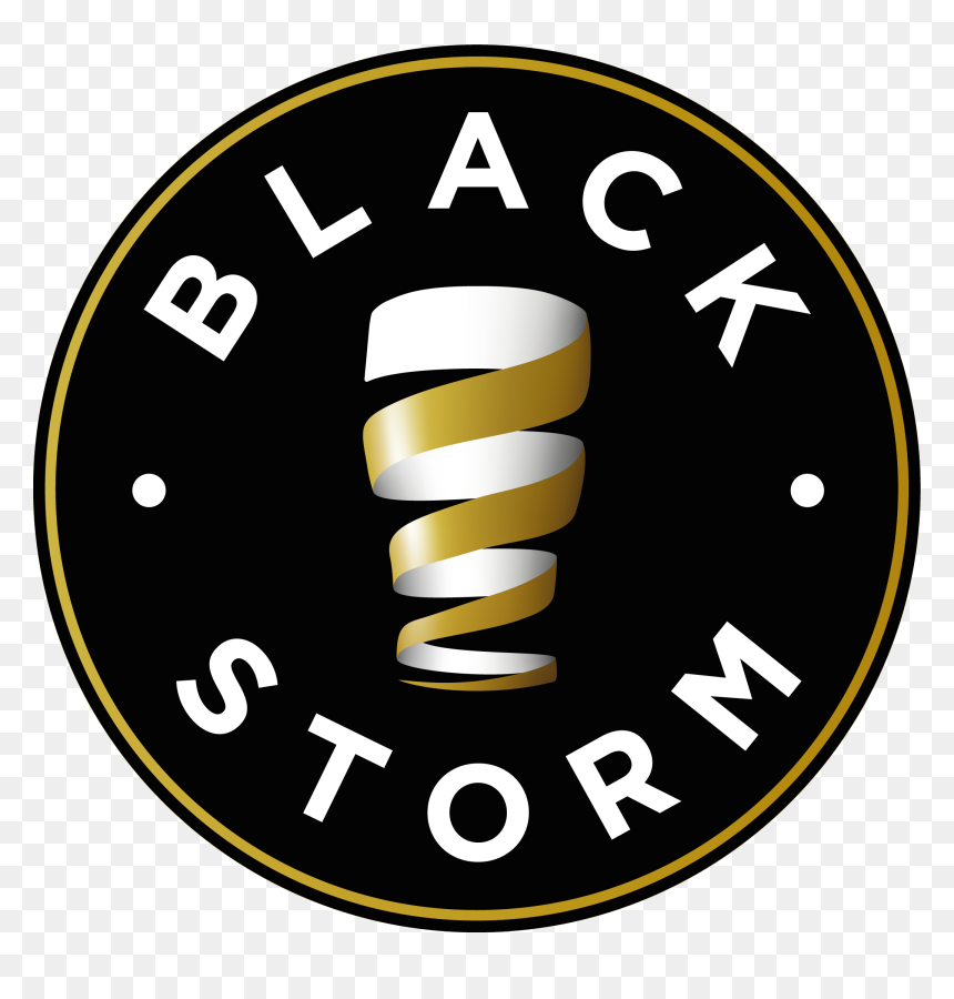 Black Circle Png - Black Storm Brewery Logo, Transparent Png - circle borders png