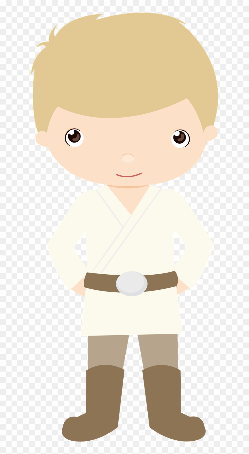 Gorilla Clipart Chibi - Happy Birthday Invitation Star Wars, HD Png Download - star wars clipart png