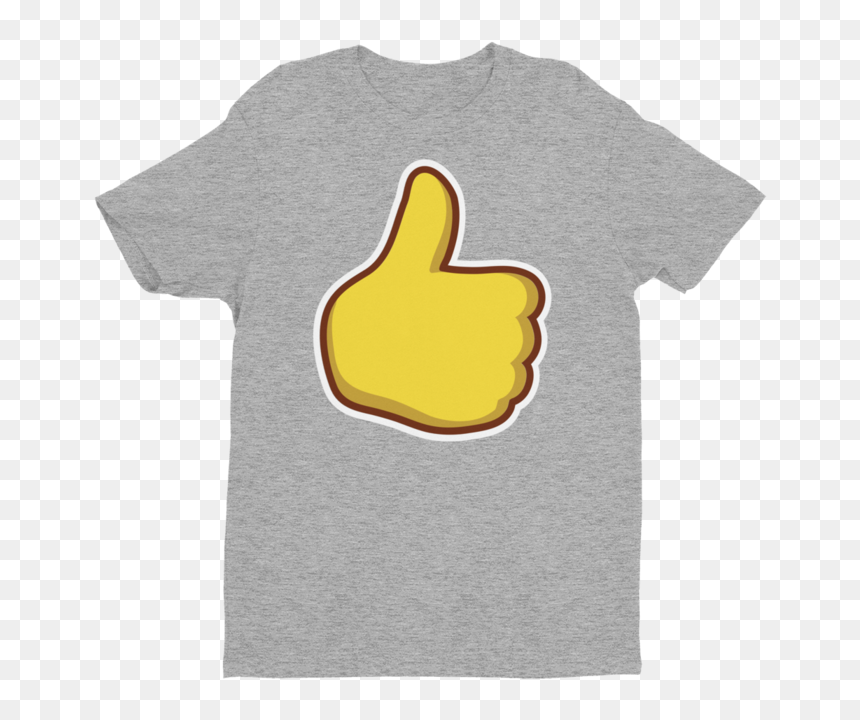 Thumbs Up Emoji Short Sleeve Next Level T Shirt"

 - Mean Streets T Shirt, HD Png Download - thumbs up emoji png transparent
