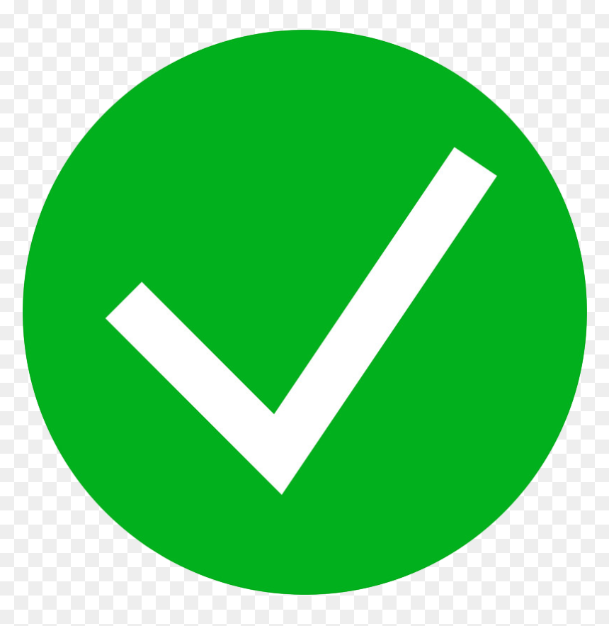 Ok Svg, HD Png Download - green tick png