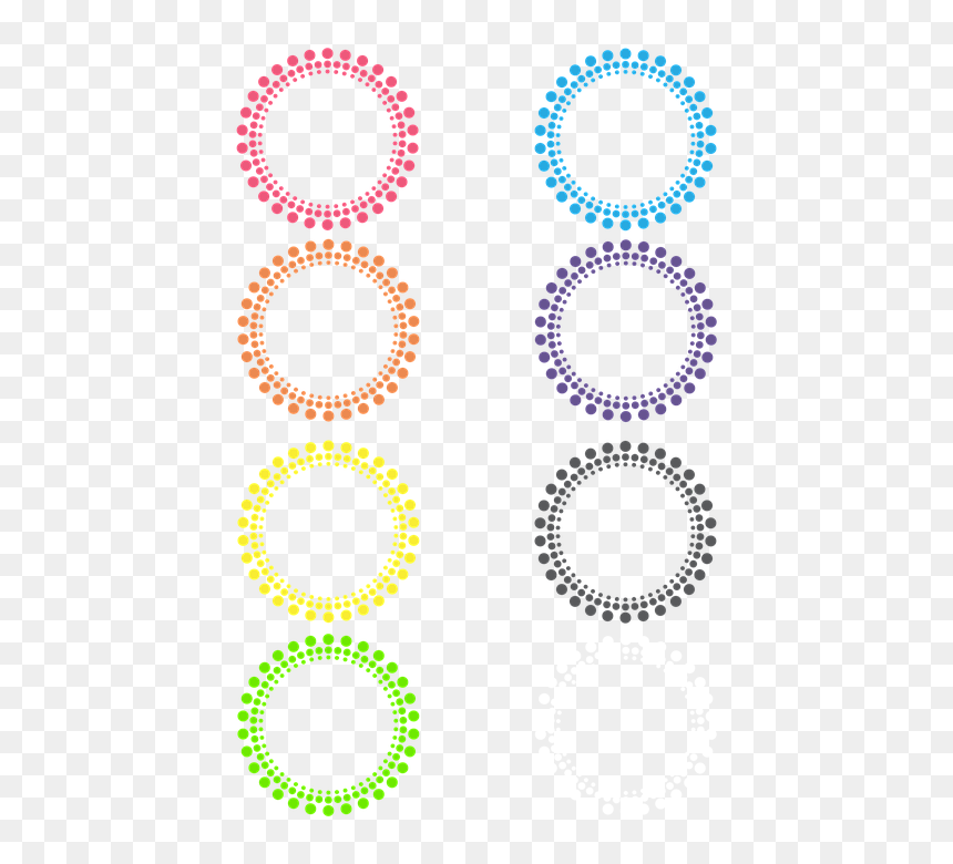 Circle Frames, Frames, Borders, Scrapbooking, Design - Marcos En Circulo Png, Transparent Png - circle borders png