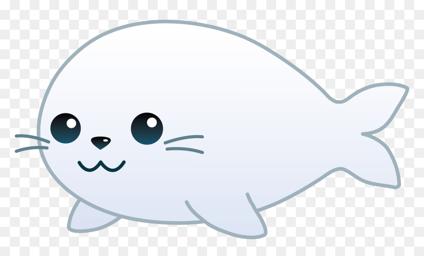 Sea Lion Clipart Cute - Cute Sea Lion Cartoon, HD Png Download - cartoon lion png