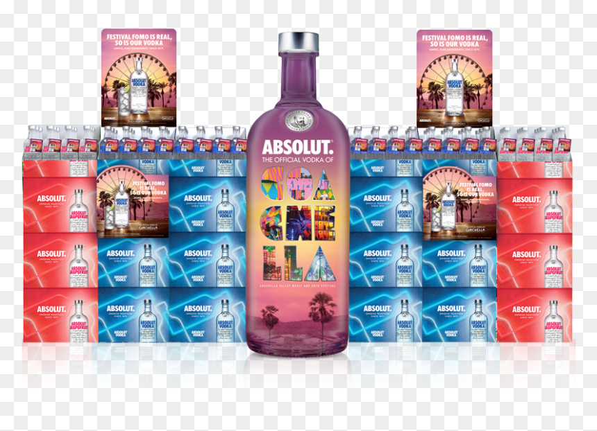 Transparent Absolut Png - Alcoholic Beverage, Png Download - absolut vodka png