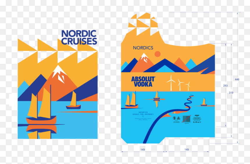 Initial Poster Designs, HD Png Download - absolut vodka png