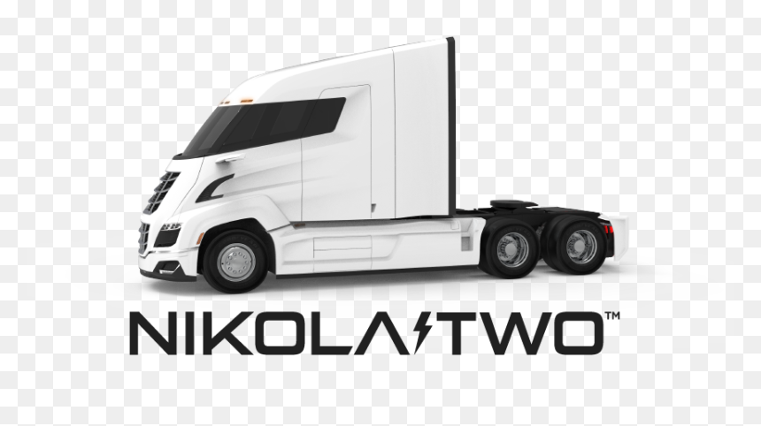 Nikola Fuel Cell Truck, HD Png Download - truck top view png