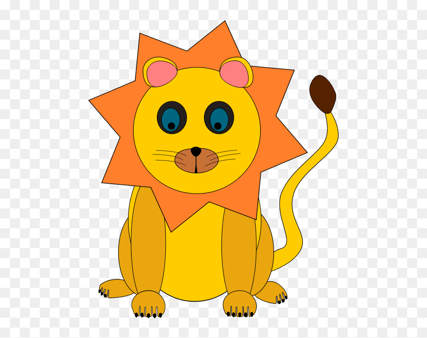 Lion - Lion Clip Art, HD Png Download - cartoon lion png